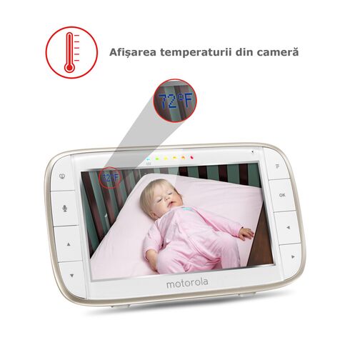 Videofon digital Motorola +WiFi MBP855,poza 4