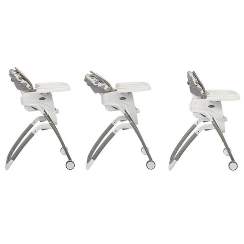 Scaun de masa Graco Duodiner DLX 6 in 1 Patchwork Grey,poza 4