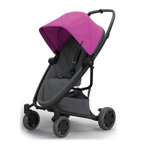 Carucior Quinny Zapp Flex Plus Pink on Graphite, Culoare: Roz  - ExclusivMAG.ro