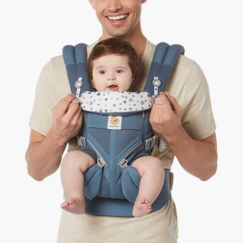 Marsupiu Ergobaby Omni 360 Cool Air Mesh Heart to Heart,poza 5