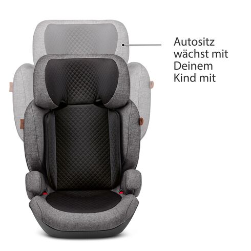 Scaun auto Mallow Asphalt 15-36 kg Abc Design, Culoare: Gri/Negru, Grupa: 15-36kg (4 ani - 12 ani),poza 2  - ExclusivMAG.ro Scaun auto Mallow Asphalt 15-36 kg Abc Design, Culoare: Gri/Negru, Grupa: 15-36kg (4 ani - 12 ani),poza 2