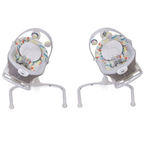 Balansoar 2 in 1 Graco Duet Sway Patchwork,poza 4