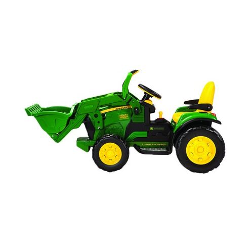 Tractor cu Excavator Peg Perego JD Ground Loader,poza 2  - ExclusivMAG.ro Tractor cu Excavator Peg Perego JD Ground Loader,poza 2