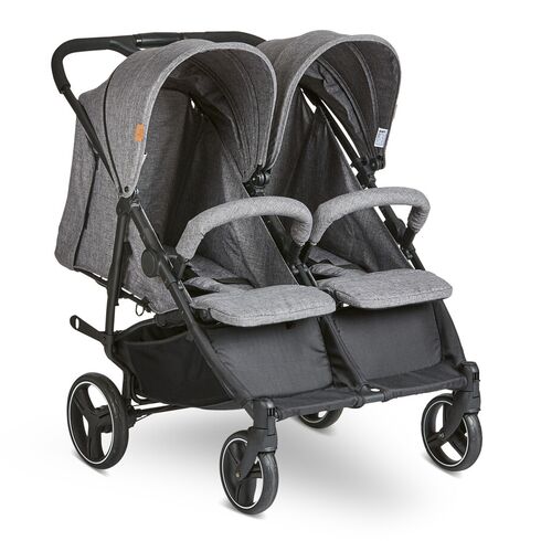 Carucior pentru gemeni Twin Woven-Grey Abc Design 2021 - poza 2 - ExclusivMAG.ro