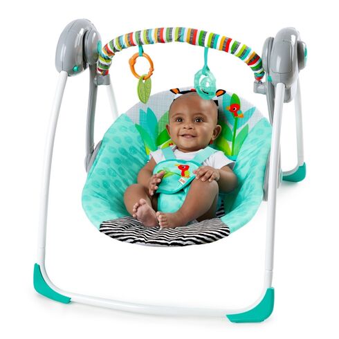 Leagan portabil Swing Zig Zag Zebra Bright Starts,poza 2