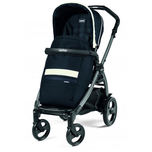 Carucior Peg Perego de la nastere, Book 51 Titania Luxe Prestige, 0-22 kg, Culoare: Albastru  - ExclusivMAG.ro