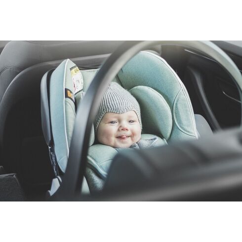 Scaun auto BeSafe iZi Go Modular X1 i-Size - Sea Green Mélange, Culoare: Verde, Grupa: 0-13kg (0 luni - 12 luni),poza 4