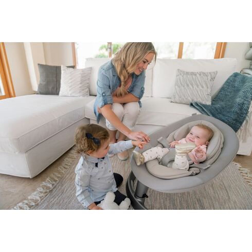 Sezlong Nuna Leaf Grow Quartz, Culoare: Gri,poza 6