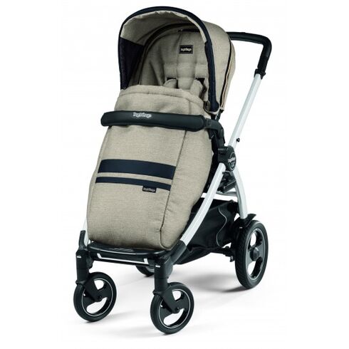 Carucior Peg Perego de la nastere, Book 51 S Titania Luxe Ecru, 0-22 kg, Culoare: Crem