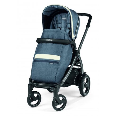 Carucior Peg Perego de la nastere, Book 51 S Titania Luxe Mirage, 0-22 kg, Culoare: Blue