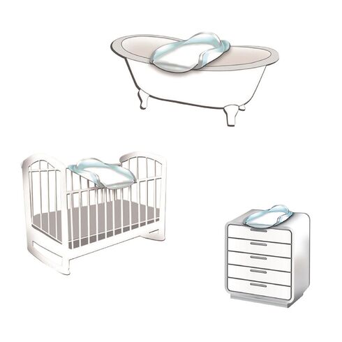 Masa de infasat Beaba Camele'o Mineral, Culoare: Blue,poza 2