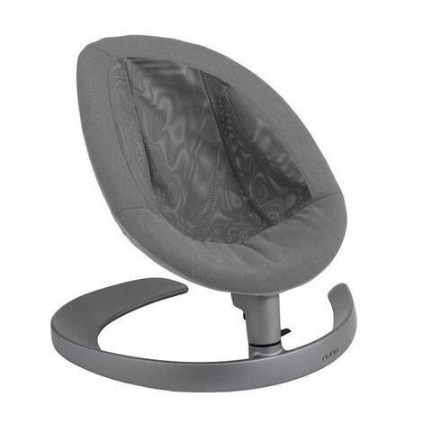 Sezlong Nuna Leaf Grow Granite cu bara de jucarii inclusa, Culoare: Gri/Negru,poza 4