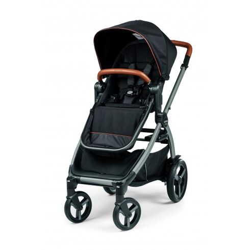 Carucior Ypsi, Peg Perego, Combo, Ebony, Culoare: Negru,poza 3