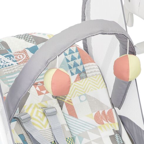 Balansoar Graco Baby Delight Patchwork, Culoare: Alb/Gri,poza 5