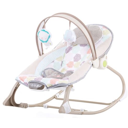 Scaunel balansoar Chipolino Dolce bird, Culoare: Crem
