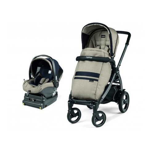 Carucior 2 in 1 Peg Perego Book 51 S Titania, Luxe Ecru, 0 - 22 kg, Culoare: Crem