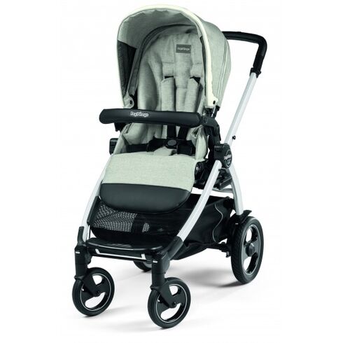 Carucior Peg Perego de la nastere, Book 51 S Titania Luxe Pure, 0-22 kg, Culoare: Gri deschis,poza 2  - ExclusivMAG.ro Carucior Peg Perego de la nastere, Book 51 S Titania Luxe Pure, 0-22 kg, Culoare: Gri deschis,poza 2