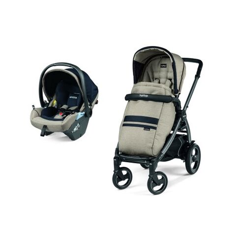 Carucior 2 in 1 Peg Perego Book 51 S Titania, Lounge, Luxe Ecru, Culoare: Crem