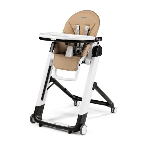 Scaun De Masa Peg Perego, Siesta 2 in 1 Follow Me Noce, Culoare: Crem