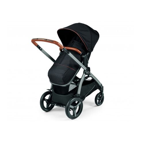 Carucior Ypsi, Peg Perego, Combo, Ebony, Culoare: Negru,poza 2