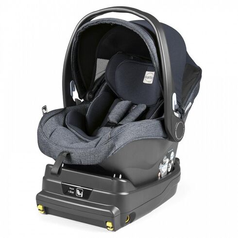 Scaun Auto Peg Perego, Primo Viaggio i-Size, Baza inclusa, Luxe Mirage, Culoare: Blue, Grupa: 0-13kg (0 luni - 12 luni)