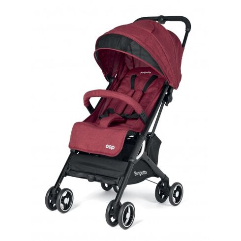 Carucior Burigotto by Peg Perego Red, 0 - 22 kg, Culoare: Rosu/Negru  - ExclusivMAG.ro