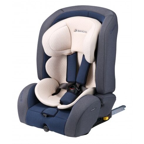 Scaun Auto Daiichi D-Guard Toddler Organic Gray Fix-N