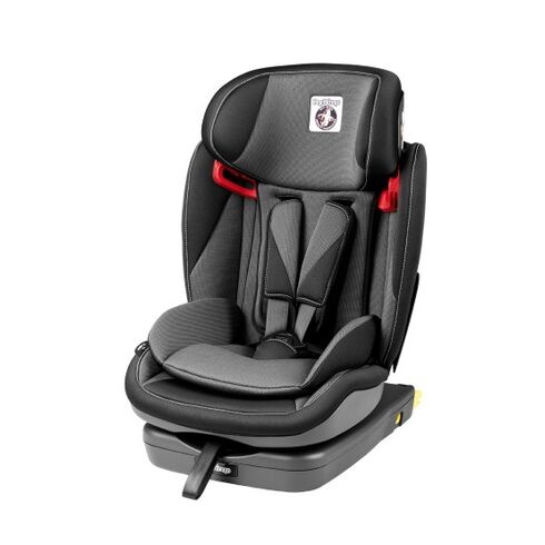 Scaun de masina Viaggio 1-2-3 Via, Peg Perego, Crystal Black, Culoare: Gri, Grupa: 9-36kg (9 luni - 12 ani)