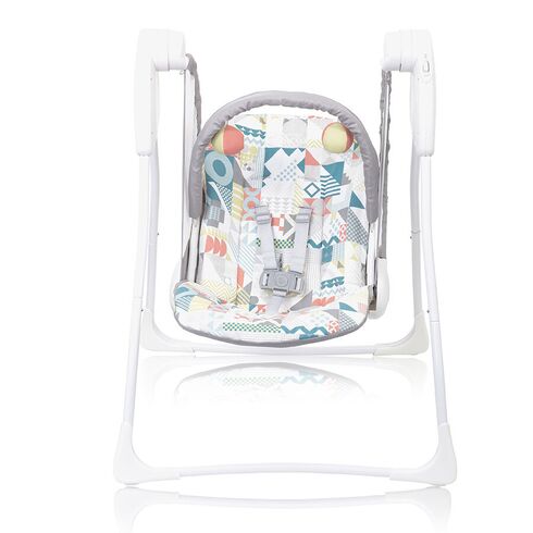 Balansoar Graco Baby Delight Patchwork, Culoare: Alb/Gri,poza 2