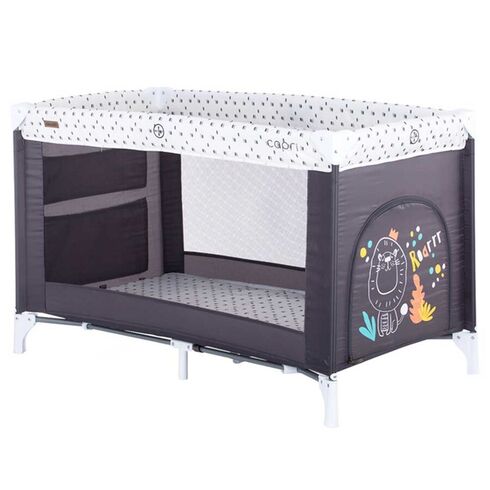Patut pliabil Chipolino Capri white, Culoare: Alb/Gri,poza 2