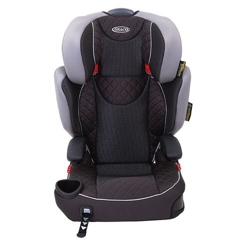 Scaun Graco Auto Affix Grey Flannel, Culoare: Gri/Negru, Grupa: 15-36kg (4 ani - 12 ani)