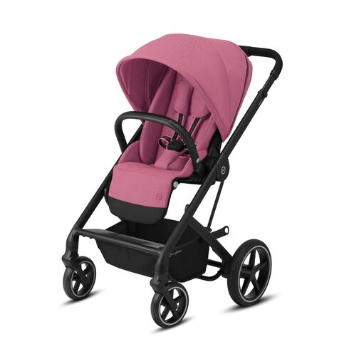 Carucior Cybex Balios S Lux 2 in 1, Cadru Negru, Magnolia Pink, Culoare: Roz,poza 2
