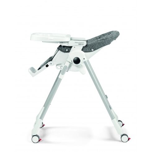 Scaun De Masa 2 in 1 Peg Perego, Prima Pappa Zero Follow Me, WonderGrey, 0 - 15 Kg, Culoare: Alb/Gri,poza 4