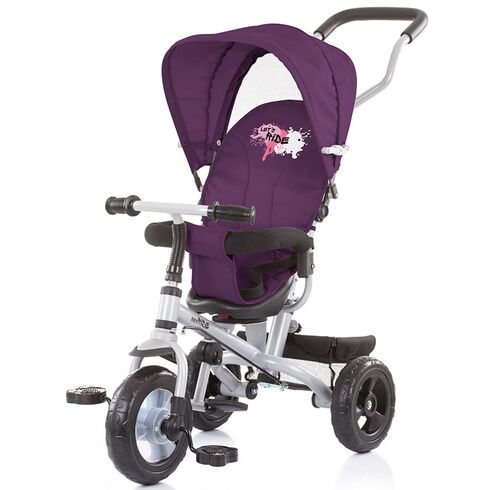 Tricicleta cu copertina si sezut reversibil MaxRide purple - Chipolino