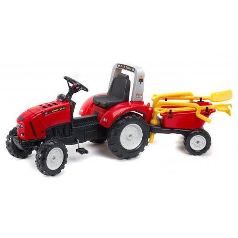 Tractor Lander Rosu cu Remorca - Falk  - ExclusivMAG.ro