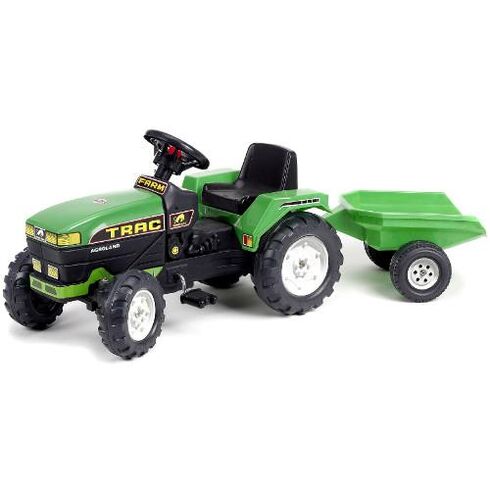 Tractor Farm Verde cu Remorca si Pedale - Falk  - ExclusivMAG.ro