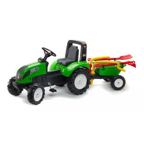 Tractor Garden Master Verde cu Remorca - Falk  - ExclusivMAG.ro