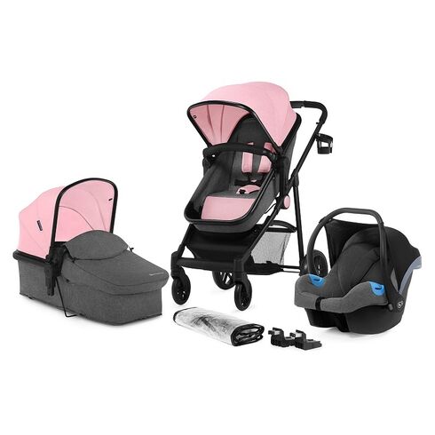 Carucior 3in1 Juli Kinderkraft Pink, Culoare: Roz