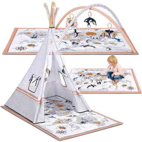 Covor educational 3in1 Tippy Kinderkraft - poza 6 - ExclusivMAG.ro