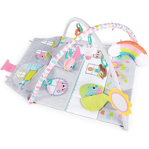 Salteluta de activitati & Casuta de papusi Floors of Fun Bright Starts