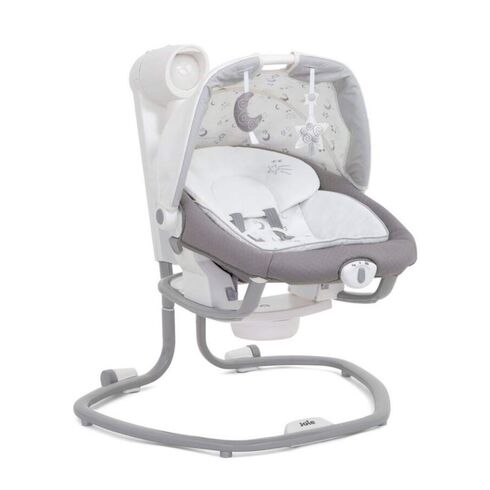 Leagan si balansoar rotativ Joie Serina 2 in 1 Starry Night, Culoare: Alb