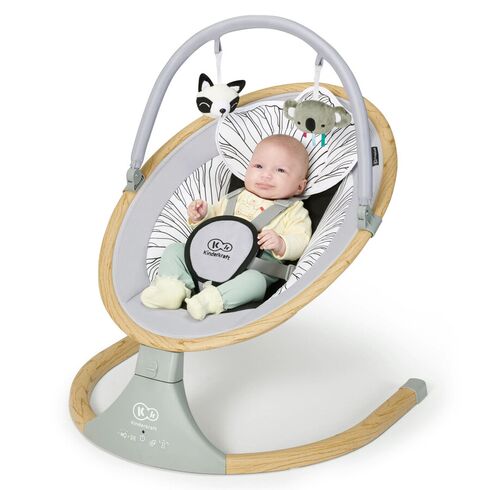 Balansoar 2in1 Lumi Wooden Kinderkraft Grey,poza 5