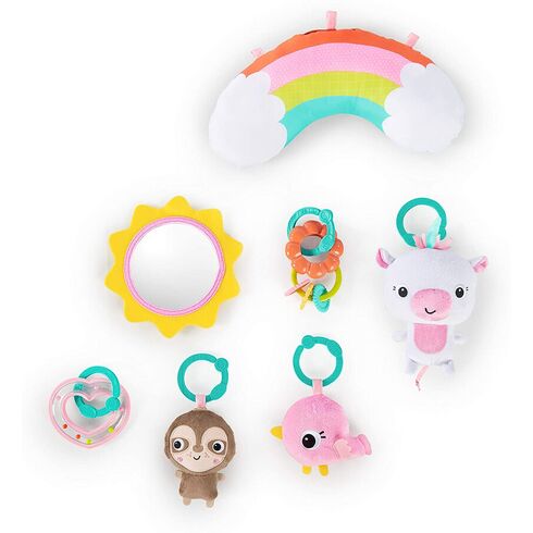 Salteluta de activitati & Casuta de papusi Floors of Fun Bright Starts,poza 11