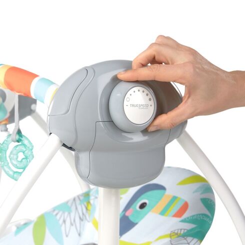 Leagan portabil Rainforest Vibe Bright Starts,poza 5