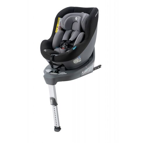 Scaun auto rotativ i-Size Mettro Hub, Dawn Grey 40-105 cm Apramo, Culoare: Gri, Grupa: 0-18kg (0 luni - 4 ani)