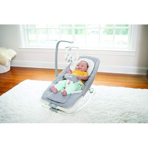 Balansoar cu vibratii si muzica Joie Dreamer Willow, Culoare: Gri deschis,poza 9