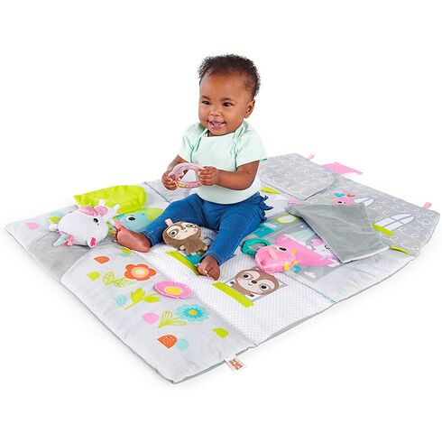 Salteluta de activitati & Casuta de papusi Floors of Fun Bright Starts,poza 8