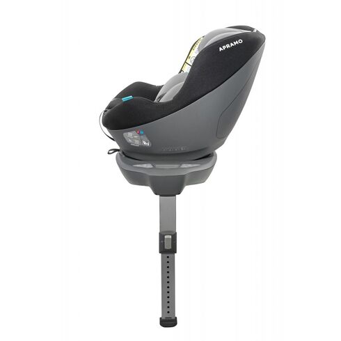 Scaun auto rotativ i-Size Mettro Hub, Dawn Grey 40-105 cm Apramo, Culoare: Gri, Grupa: 0-18kg (0 luni - 4 ani),poza 3