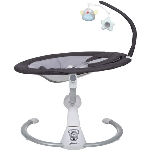 Leagan si balansoar Homey, Gri inchis BabyGo, Culoare: Gri,poza 2