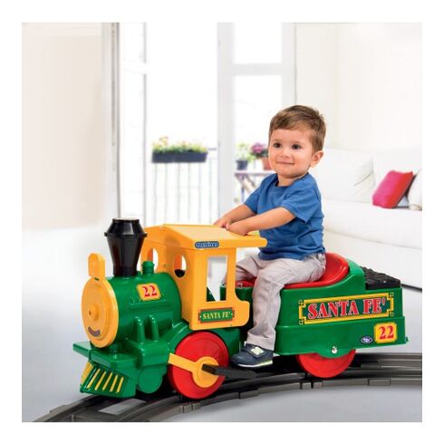Trenulet Santa Fe, Peg Perego, Verde,poza 2